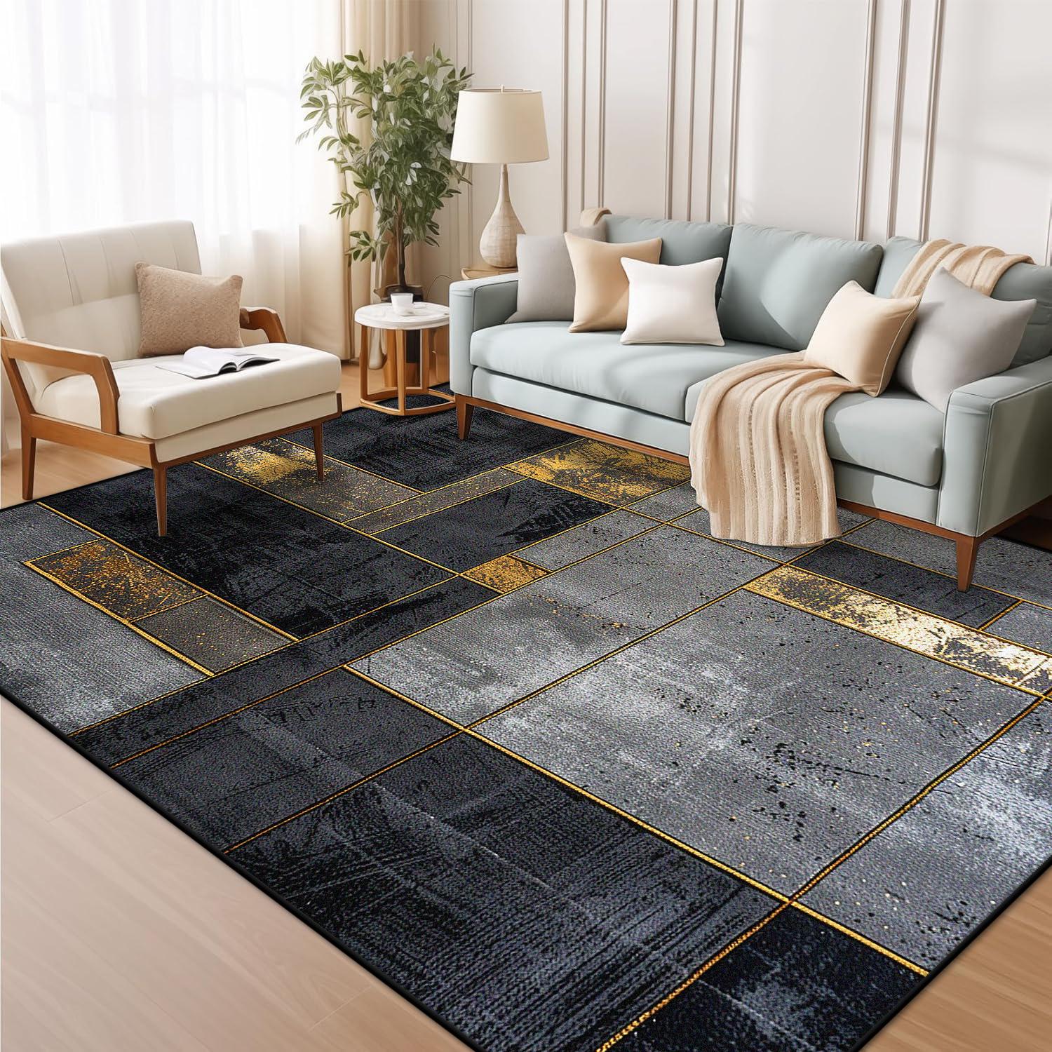 Modern Geometric Carpets for Living Room Large Area Decoration Sofa Table Floor Mats Washable Bedroom Rugs Anti-slip Lounge Mat 60x90cm
Modern Geometric Carpets for Living Room Large Area Decoration Sofa Table Floor Mats Washable Bedroom Rugs Anti-slip Lounge Mat 60x90cm