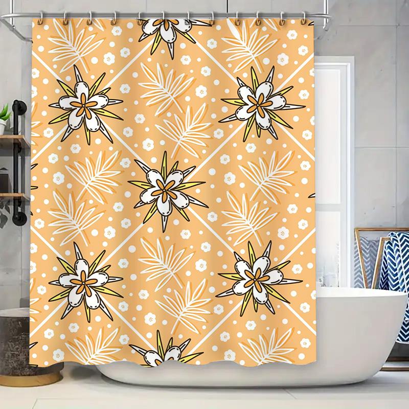 Vintage Floral Shower Curtain With Geometric Patterns Rustic Decor For Bathrooms Removable Wall Stickers Easy Installation (Size W60H190(CM)-1 Pcs
Vintage Floral Shower Curtain With Geometric Patterns Rustic Decor For Bathrooms Removable Wall Stickers Easy Installation (Size W60H190(CM)-1 Pcs