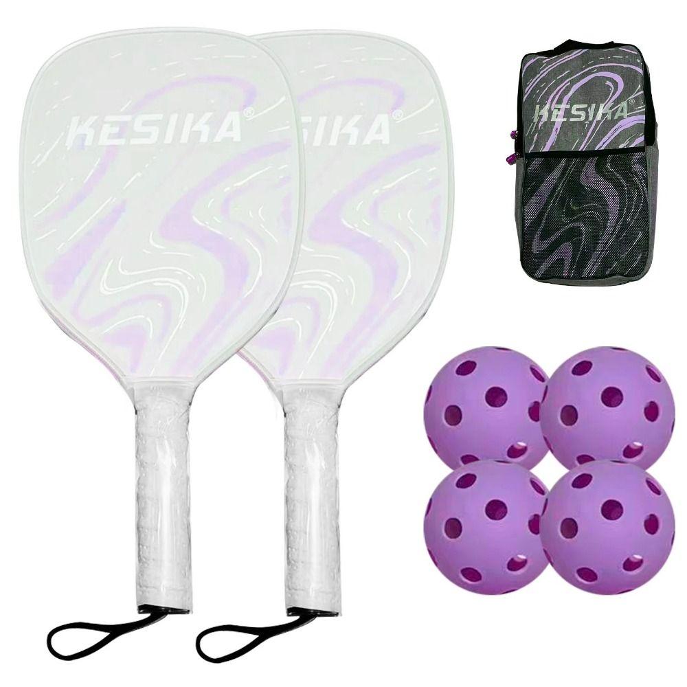 Lightweight Pickleball Paddles Portable Pickleball Paddle Set Pickle Ball Equipment Women фіолетовий
Lightweight Pickleball Paddles Portable Pickleball Paddle Set Pickle Ball Equipment Women фіолетовий
