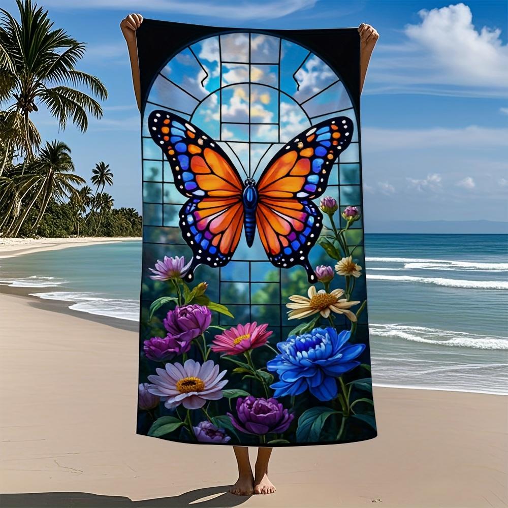 Vibrant Crystal Butterfly Microfiber Bath Towel Quick-Drying Ultra-Soft Absorbent Ideal for Beach Pool and Travel Enhances W30*H60(CM)
Vibrant Crystal Butterfly Microfiber Bath Towel Quick-Drying Ultra-Soft Absorbent Ideal for Beach Pool and Travel Enhances W30*H60(CM)