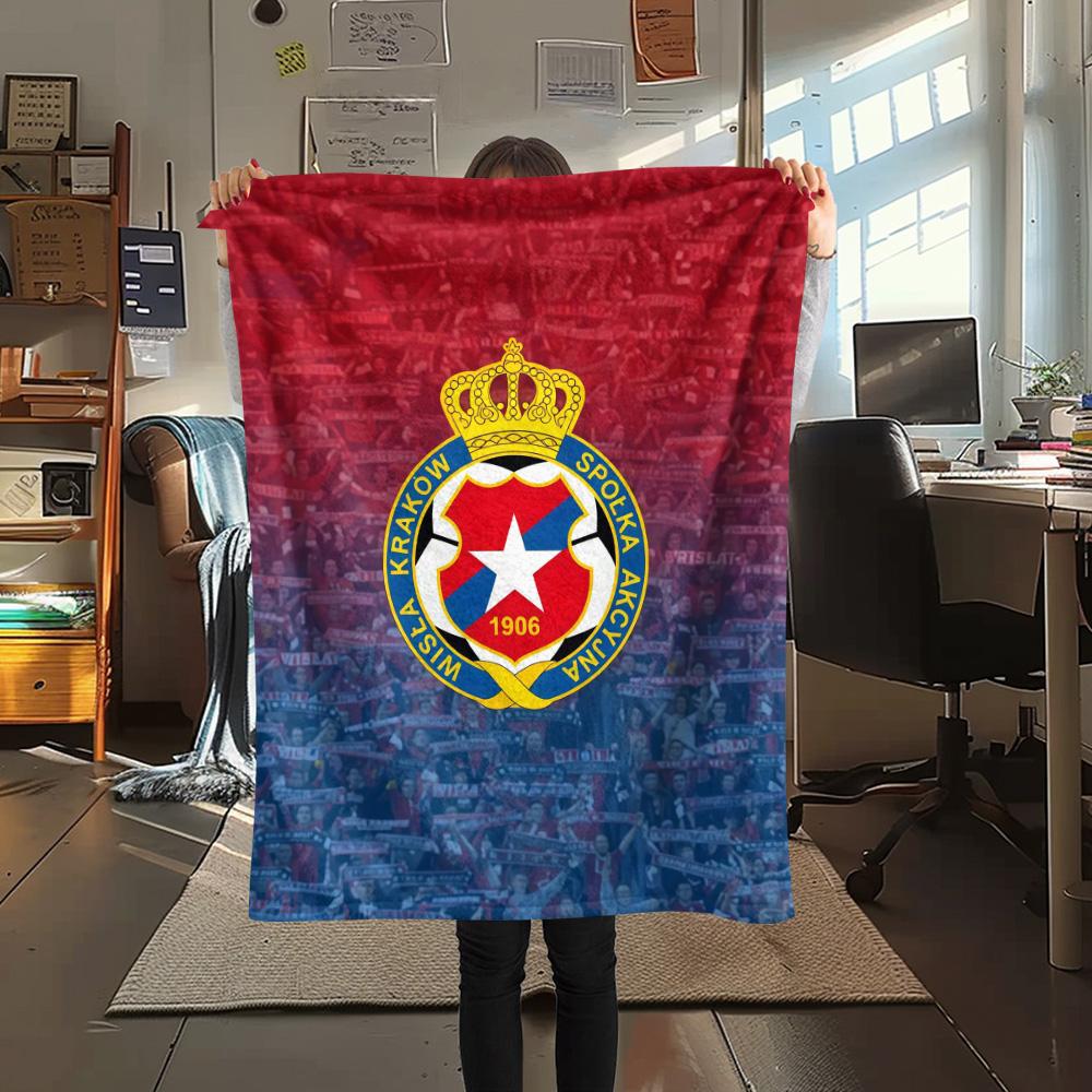 1Pc Wisła Kraków Print Flannel Blanket High Quality Warm Comfortable Cover for All Seasons Perfect for Gifts Home Decor 80cm x 120cm
1Pc Wisła Kraków Print Flannel Blanket High Quality Warm Comfortable Cover for All Seasons Perfect for Gifts Home Decor 80cm x 120cm