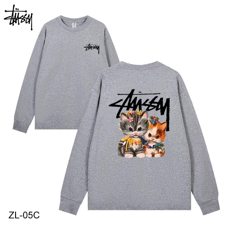 Stussy 2024 весна и осень новая высококачественная хлопковая классическая футболка с длинными рукавами и буквенным принтом кота для мужчин и женщин
Stussy 2024 весна и осень новая высококачественная хлопковая классическая футболка с длинными рукавами и буквенным принтом кота для мужчин и женщин