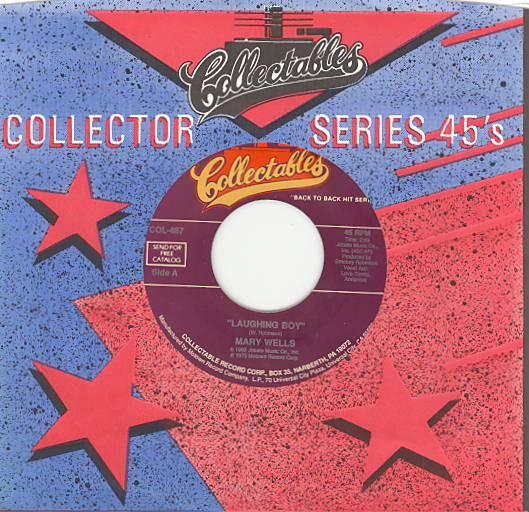 7inch Record MARY WELLS - Laughing Boy / Your Old Standby COL487 Collectables US Soul/Funk Used
7inch Record MARY WELLS - Laughing Boy / Your Old Standby COL487 Collectables US Soul/Funk Used