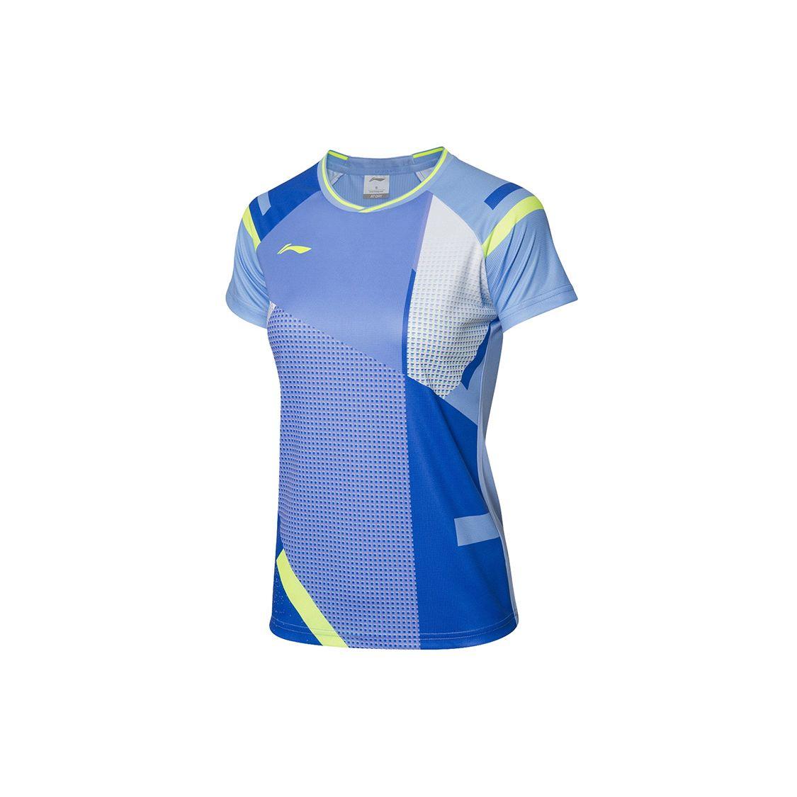 Футболка Li Ning Badminton Series Quick-Dry Cool Competition с коротким рукавом, женская, светло-голубая AAYR012-4 L
Футболка Li Ning Badminton Series Quick-Dry Cool Competition с коротким рукавом, женская, светло-голубая AAYR012-4 L
