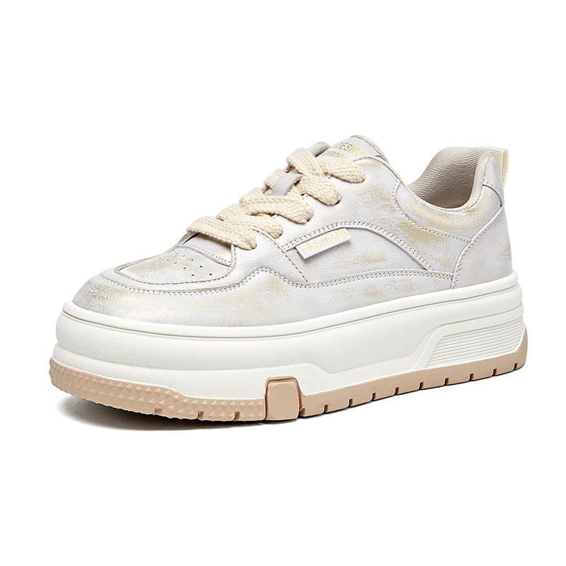 Fashion trend Low-top round head thick sole shows high white shoes Women s autumn 2025 new casual shoes one piece 2025 35
Fashion trend Low-top round head thick sole shows high white shoes Women s autumn 2025 new casual shoes one piece 2025 35