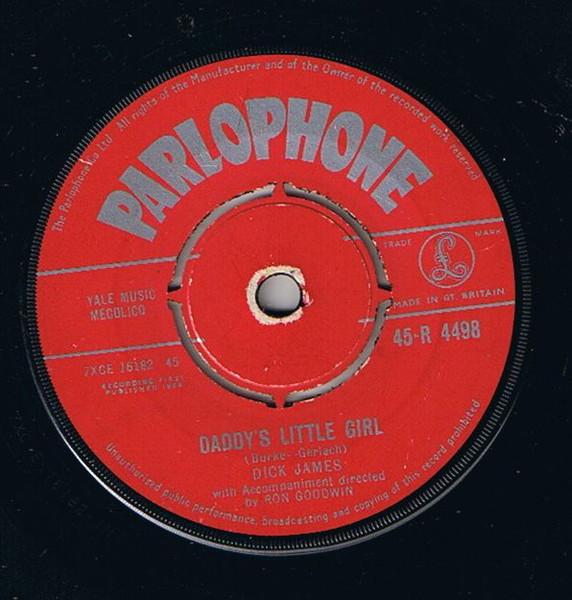 7-дюймова платівка ДІК ДЖЕЙМС - Таткова маленька дівчинка 45R4498 Parlophone 1958 UK Поп Вживана
7-дюймова платівка ДІК ДЖЕЙМС - Таткова маленька дівчинка 45R4498 Parlophone 1958 UK Поп Вживана