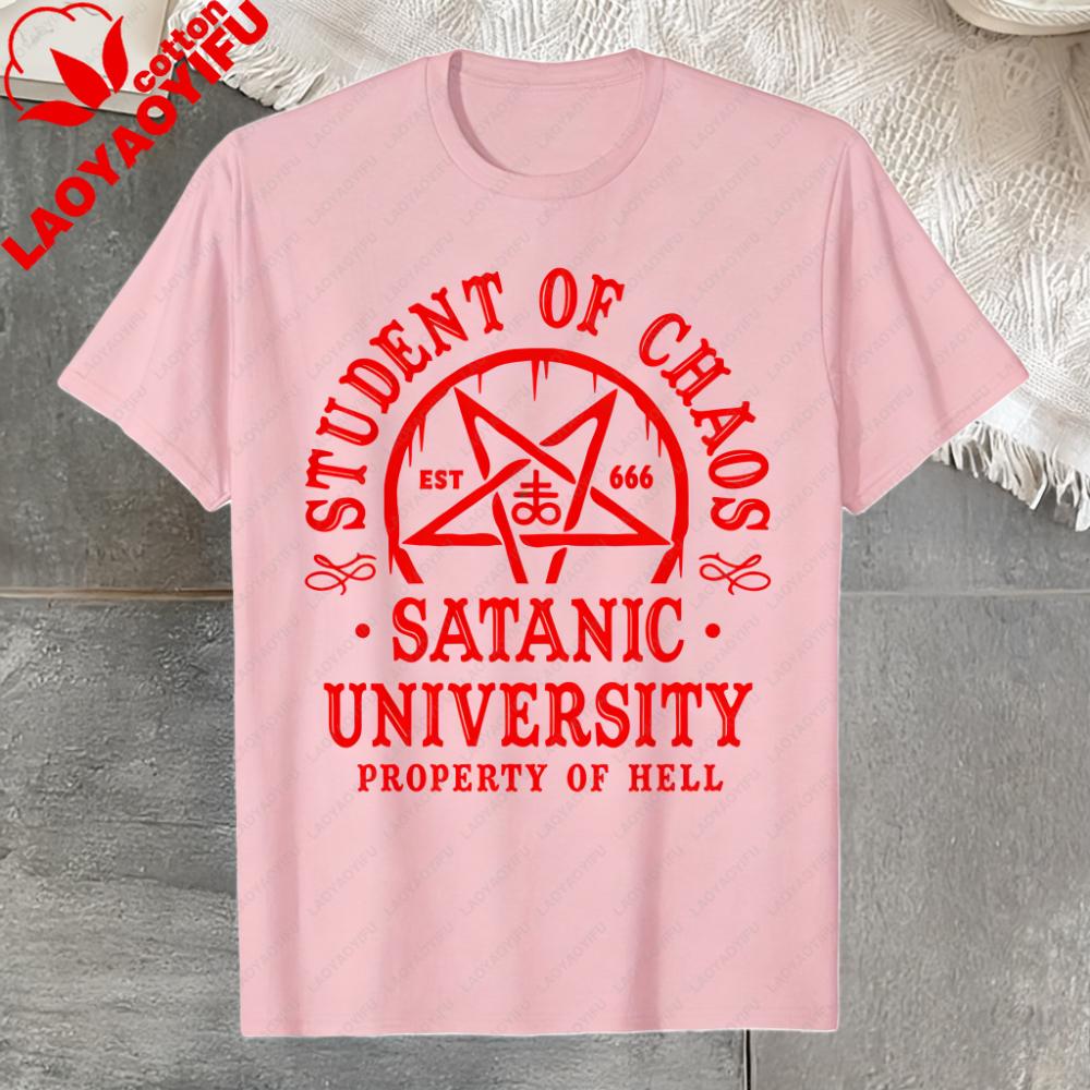 Gothic Style Unisexs Tshirt with Red Symbol and Letters Harajuku Women Clothing Graphic T Shirts Y2k Top High Quality Cotton Tops S
Gothic Style Unisexs Tshirt with Red Symbol and Letters Harajuku Women Clothing Graphic T Shirts Y2k Top High Quality Cotton Tops S