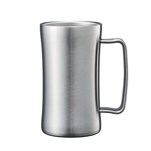 Doshisha Drinking Mug, 20.3 fl oz (600 ml), Dishwasher Safe, Hot or Cold Insulated, Vacuum Insulated, Silver
Doshisha Drinking Mug, 20.3 fl oz (600 ml), Dishwasher Safe, Hot or Cold Insulated, Vacuum Insulated, Silver