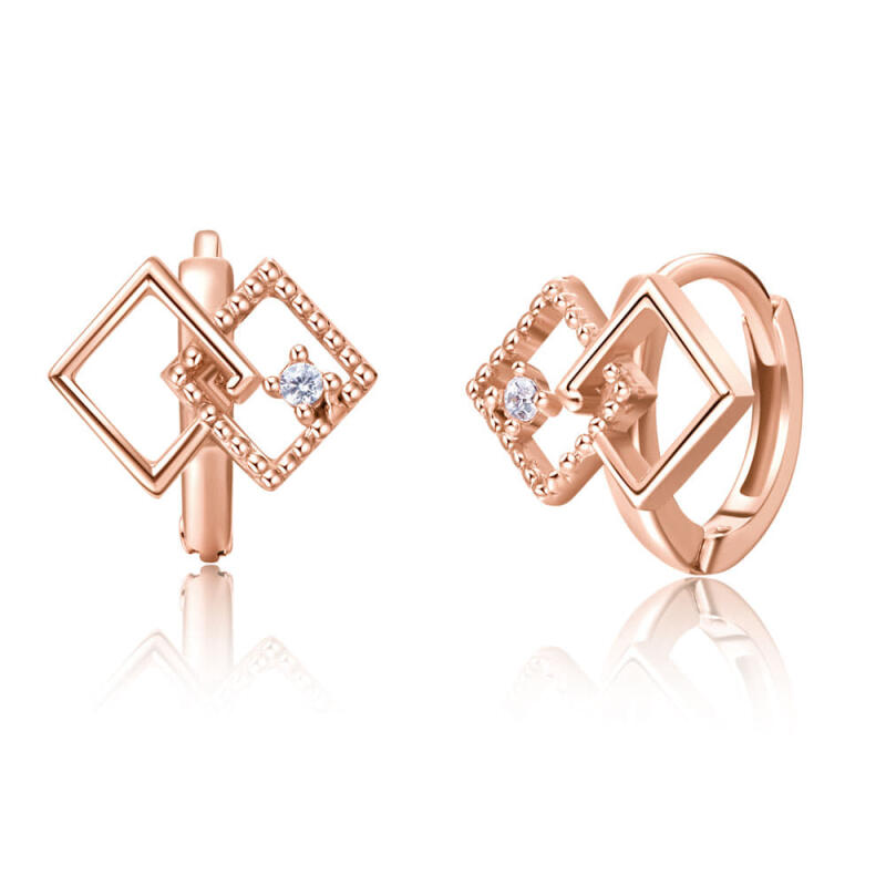 Silver 925 Double Diamant One-Touch Earrings Silver
Silver 925 Double Diamant One-Touch Earrings Silver