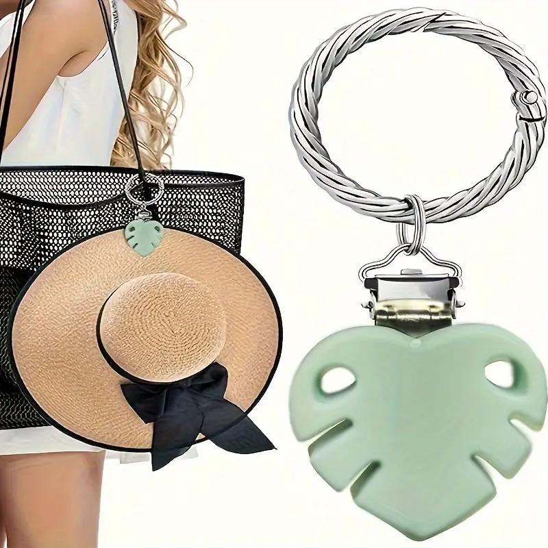 Зажим для шляпы с ярким цветком — легкий и многофункциональный дорожный аксессуар для женских солнцезащитных шляп и рюкзаков light green leaves
Зажим для шляпы с ярким цветком — легкий и многофункциональный дорожный аксессуар для женских солнцезащитных шляп и рюкзаков light green leaves