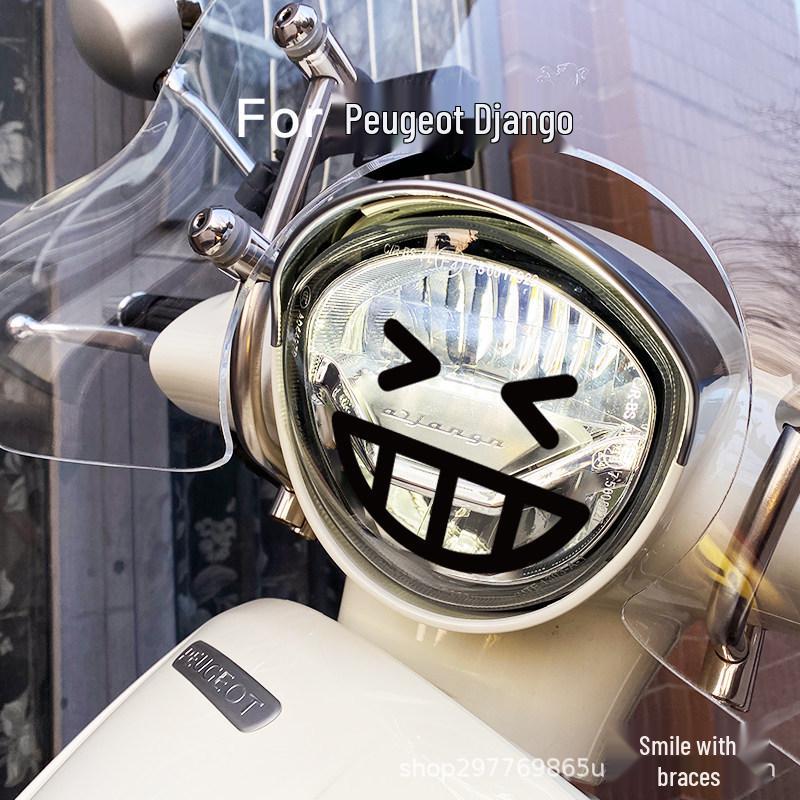 Peugeot Piaggio Vespa Decals: Universal Smiley Face Headlight Stickers, Traceless and Decorative
Peugeot Piaggio Vespa Decals: Universal Smiley Face Headlight Stickers, Traceless and Decorative