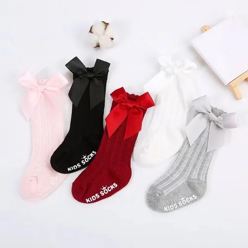 New Born Baby Girls Socks Spring Summer Autumn Non Slip Floor Crawling Sock Cute Big Bow Knee High Long Stockings for Toddlers 1 to 3 years
New Born Baby Girls Socks Spring Summer Autumn Non Slip Floor Crawling Sock Cute Big Bow Knee High Long Stockings for Toddlers 1 to 3 years