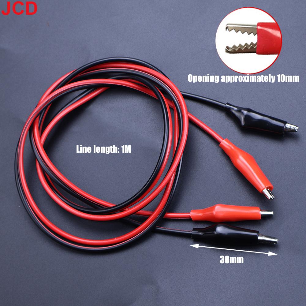 JCD 1M Alligator Cilp to Banana Plug Test Cable Lead Connector Dual Tester Probe Crocodile Clip for Multimeter Measure Tool
JCD 1M Alligator Cilp to Banana Plug Test Cable Lead Connector Dual Tester Probe Crocodile Clip for Multimeter Measure Tool