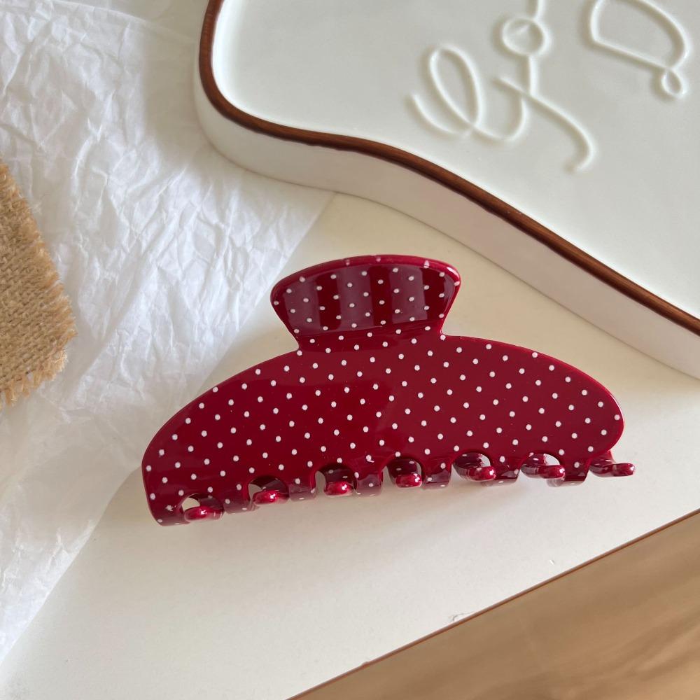 Hairpin Polka Dot Hair Clip Colorful Acetate Shark Clip Fashion Grab Clip Female Style 7
Hairpin Polka Dot Hair Clip Colorful Acetate Shark Clip Fashion Grab Clip Female Style 7