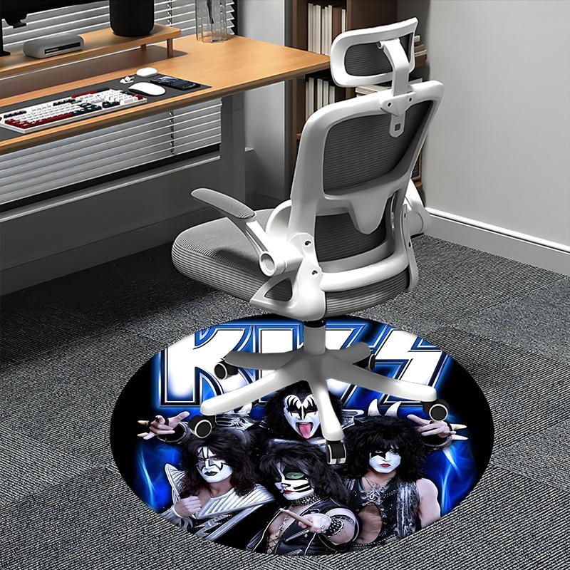 KISS Band,Music Merchandise Chair mat Round Rug Office carpet, Machine Washable, Non slip, Suitable for Living Rooms, Bedrooms 80cm
KISS Band,Music Merchandise Chair mat Round Rug Office carpet, Machine Washable, Non slip, Suitable for Living Rooms, Bedrooms 80cm