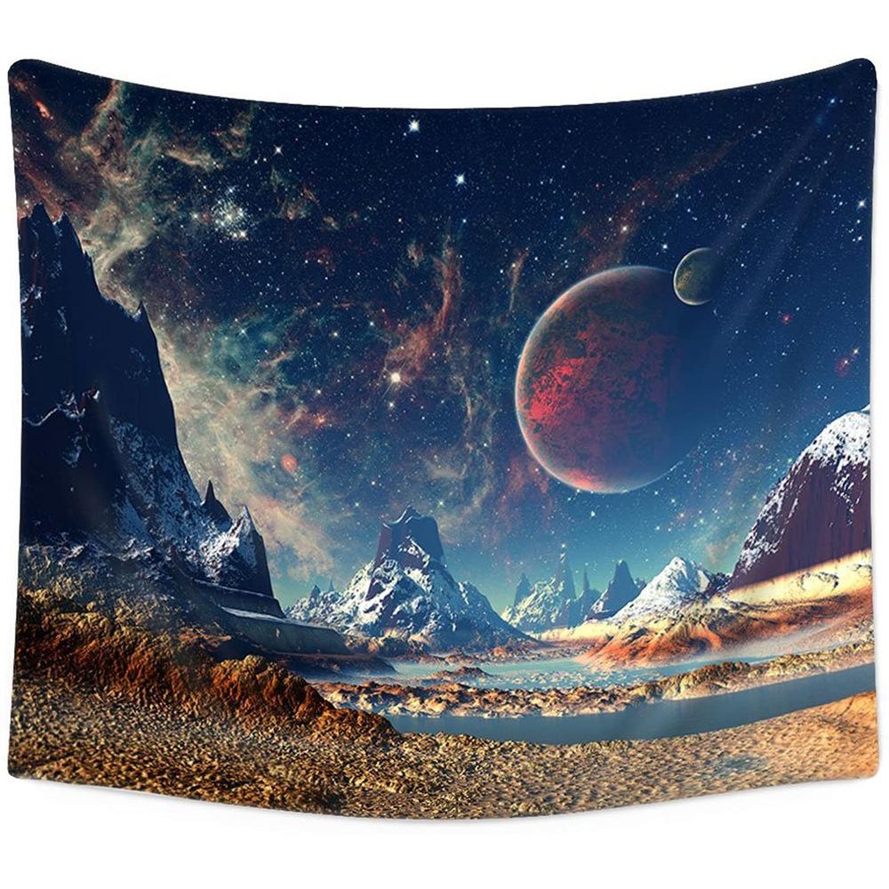 Комната общежитие подвесная ткань настенное панно гостиная фоновая ткань винтажное подвесное одеяло ткань для украшения дома 95*73