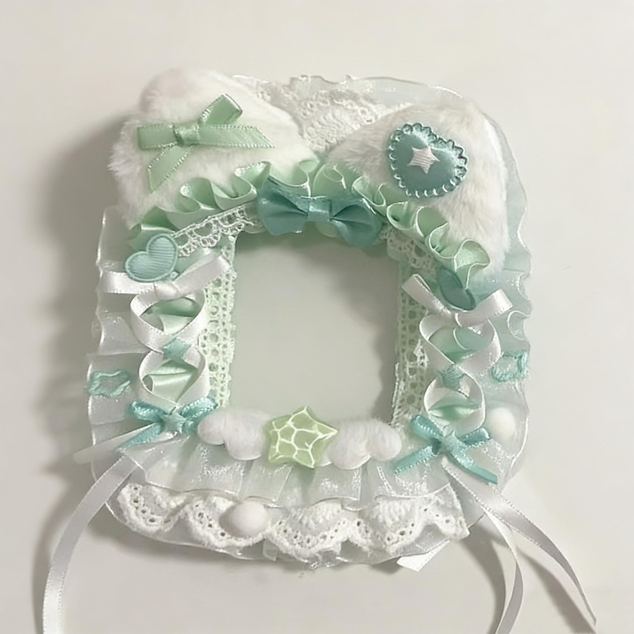 Anime Id Card Holder Cute Ribbon Bow Card Protector Lace Photocard Case Soft Ins Card Holder For Diy Bag Decoration Outfit зелений
Anime Id Card Holder Cute Ribbon Bow Card Protector Lace Photocard Case Soft Ins Card Holder For Diy Bag Decoration Outfit зелений