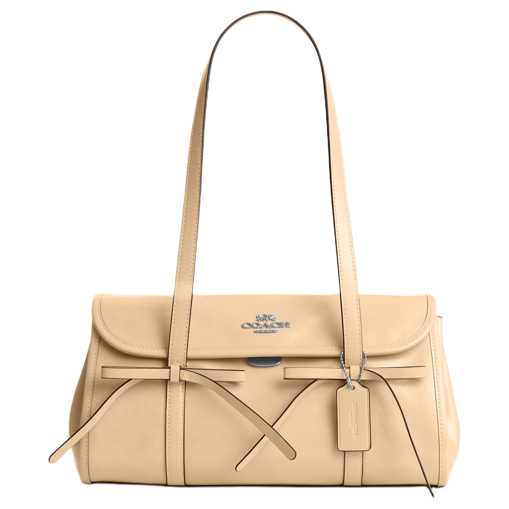 Coach Bridget 34 Bow Decorated Smooth Grain Leather Shoulder Bag Women Shoulder Bag Light-Sand CDY94-SVB9C Basic Set (Bag+Dust Bag)
Coach Bridget 34 Bow Decorated Smooth Grain Leather Shoulder Bag Women Shoulder Bag Light-Sand CDY94-SVB9C Basic Set (Bag+Dust Bag)