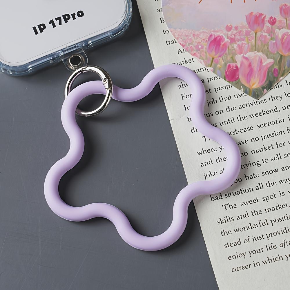 Universal Flower Silicone Phone Wrist Strap Anti-loss Bracelet Keychain Holder for Mobile Phone Case Colorful Hand Lanyard 1 piece pack фіолетовий
Universal Flower Silicone Phone Wrist Strap Anti-loss Bracelet Keychain Holder for Mobile Phone Case Colorful Hand Lanyard 1 piece pack фіолетовий