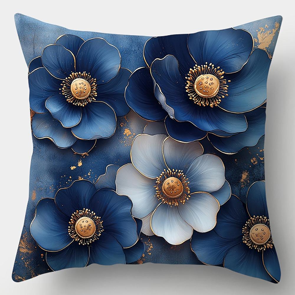 Elegant floral pillowcase with blue and white lotus designBedroom Sofa Decorative Cushion Cover With Zipper Soft Cushion Cover 16x16Inch
Elegant floral pillowcase with blue and white lotus designBedroom Sofa Decorative Cushion Cover With Zipper Soft Cushion Cover 16x16Inch
