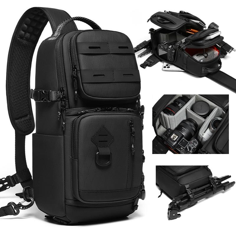 Sling Camera Backpack Crossbody Shoulder Bag Compact Dslr Camera Bag For Nikon Canon Sony Mirrorless Camera чорний
Sling Camera Backpack Crossbody Shoulder Bag Compact Dslr Camera Bag For Nikon Canon Sony Mirrorless Camera чорний