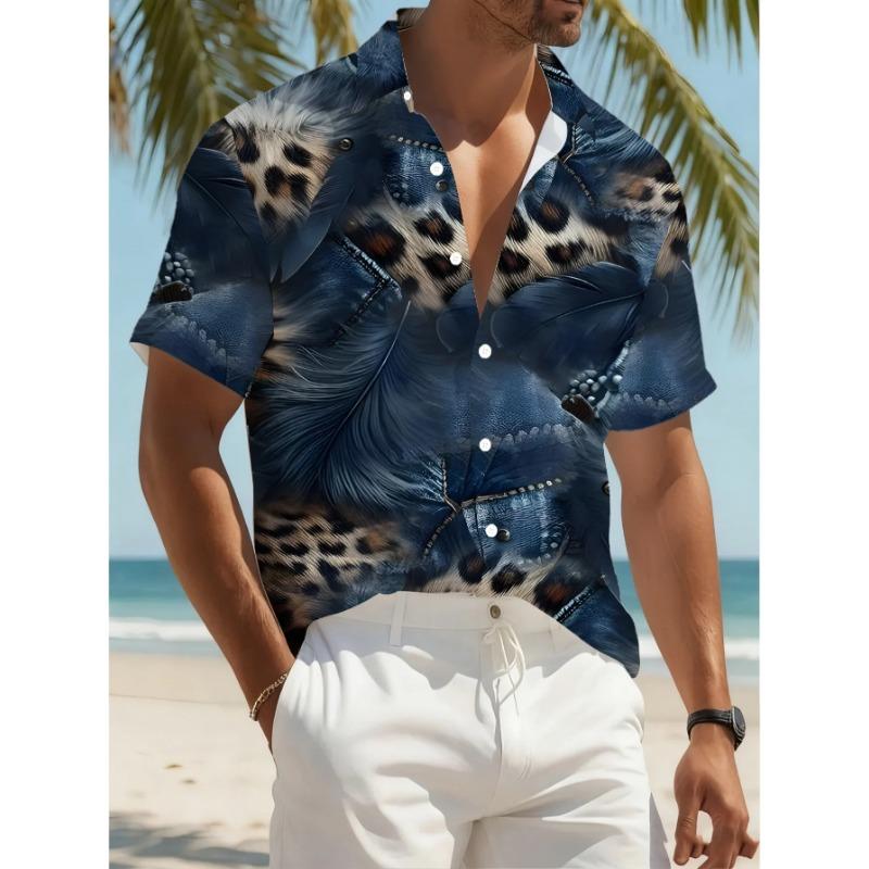 Summer Men s Casual Party Shirt Hawaiian Style Man Short Sleeve Fashion Tropical Print Lightweight Beach Tops 5XL
Summer Men s Casual Party Shirt Hawaiian Style Man Short Sleeve Fashion Tropical Print Lightweight Beach Tops 5XL