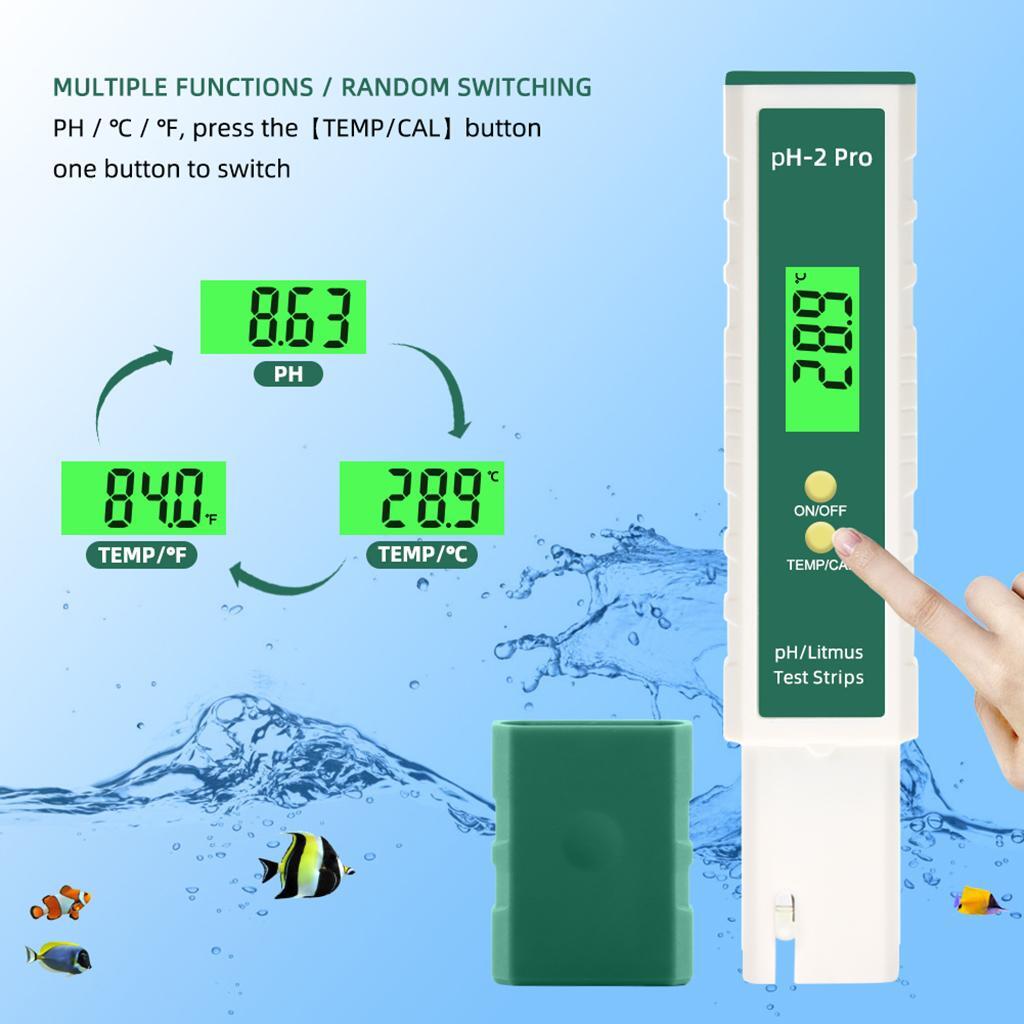 Electric Digital PH Meter Tester Hydroponics Pool Water Laboratory Test Pen
Electric Digital PH Meter Tester Hydroponics Pool Water Laboratory Test Pen