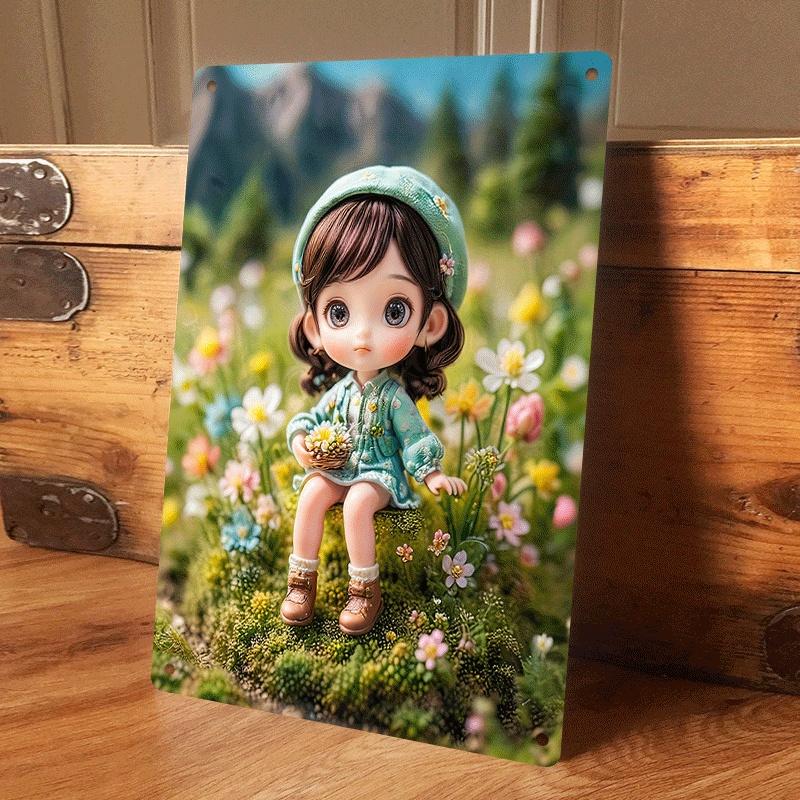 1 piece: Healing Forest Girl Tin Painting, Cute Cartoon Children s Room/Bedroom Wall Decoration, Creative Home Decor, 2D Flat De (as the picture,20x30cm)
1 piece: Healing Forest Girl Tin Painting, Cute Cartoon Children s Room/Bedroom Wall Decoration, Creative Home Decor, 2D Flat De (as the picture,20x30cm)