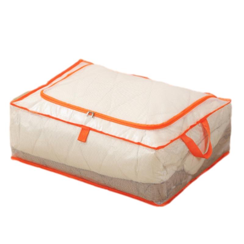 Large Capacity Storage Bag PVC Mesh Fabric Clothes Organizer Seasonal Rotation Storage Water Resistant Dust Proof Compact Folding Moving Packing Bag M-55x40x20cm
Large Capacity Storage Bag PVC Mesh Fabric Clothes Organizer Seasonal Rotation Storage Water Resistant Dust Proof Compact Folding Moving Packing Bag M-55x40x20cm