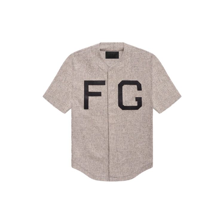 Fear Of God Full Zip Baseball Jersey Away Grey Logo Zip Baseball Jacket Unisex Jackets FG50-055WBJ-074 M
Fear Of God Full Zip Baseball Jersey Away Grey Logo Zip Baseball Jacket Unisex Jackets FG50-055WBJ-074 M