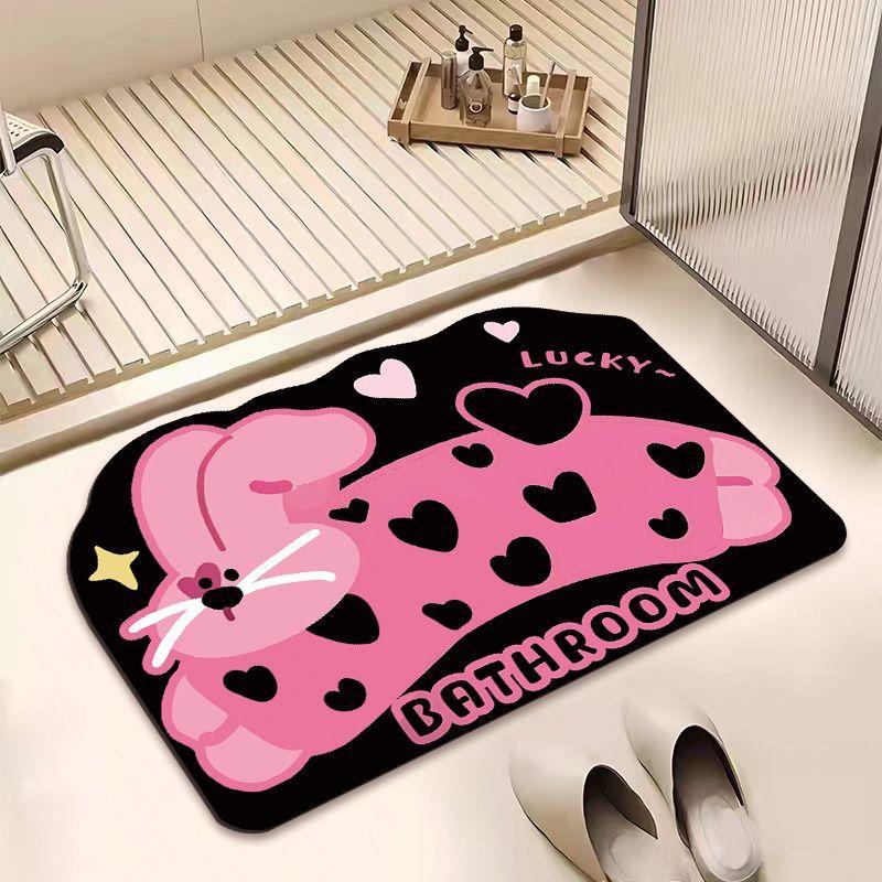 Cartoon special-shaped soft diatom mud bathroom floor mat non-slip absorbent quick-drying mat toilet toilet door floor mat cute 40X60cm 15.7X23.6in
Cartoon special-shaped soft diatom mud bathroom floor mat non-slip absorbent quick-drying mat toilet toilet door floor mat cute 40X60cm 15.7X23.6in
