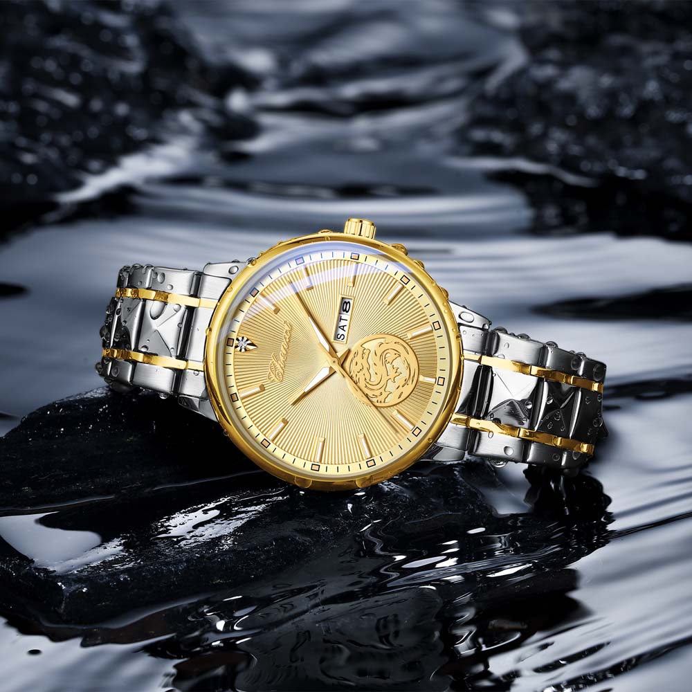 Luxury Man Watch Dragon Design Dial Business Date Week Quartz Men s Watches Waterproof Stainless Steel Quartz Clock
Luxury Man Watch Dragon Design Dial Business Date Week Quartz Men s Watches Waterproof Stainless Steel Quartz Clock