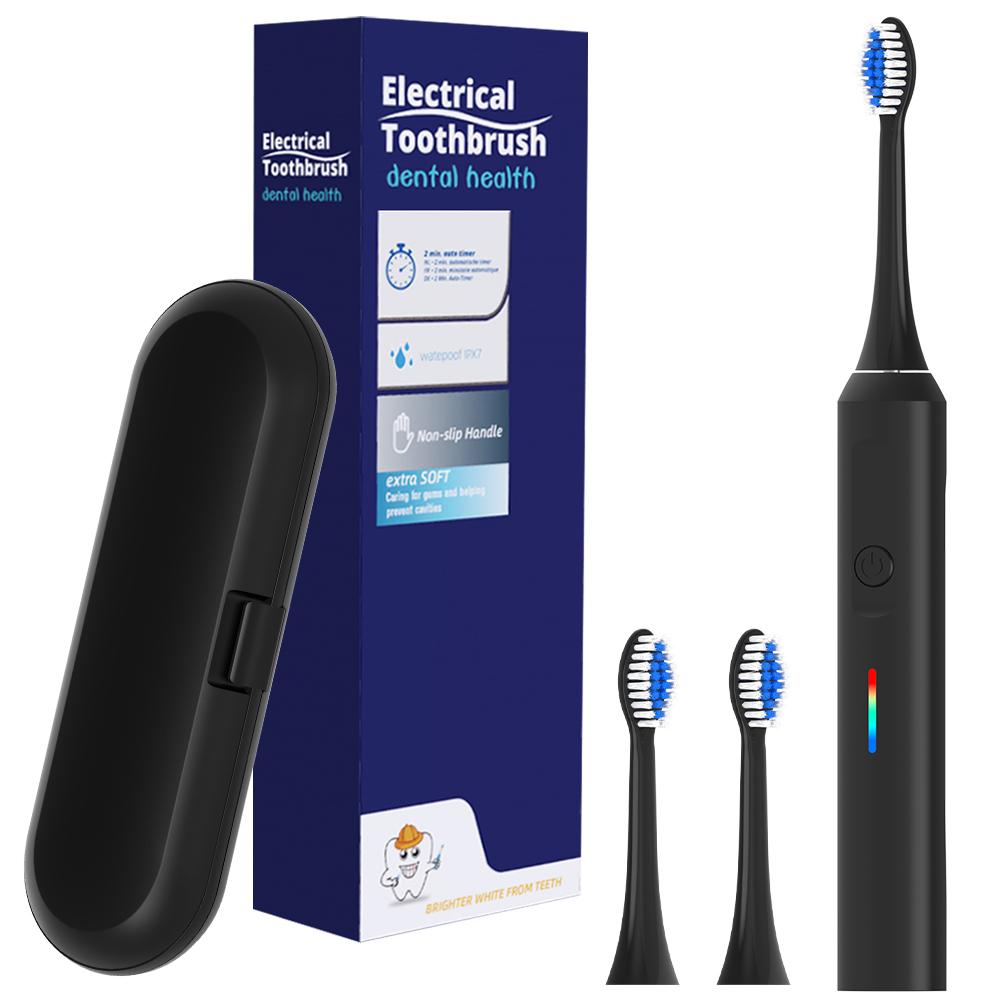 Smart Electric Toothbrush, 3 Modes USB Charging Rechargeable Electric Toothbrushes, Compatible with Philips Sonicare Brush Heads чорний
Smart Electric Toothbrush, 3 Modes USB Charging Rechargeable Electric Toothbrushes, Compatible with Philips Sonicare Brush Heads чорний