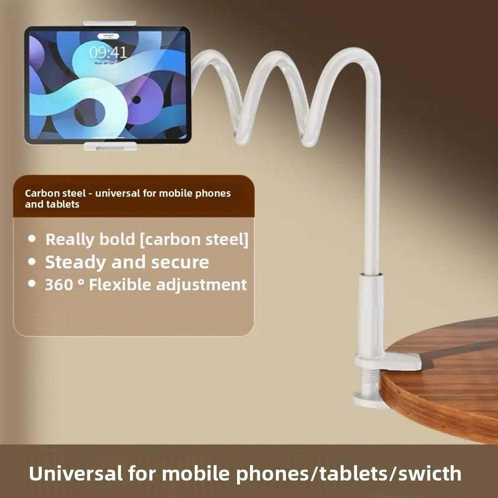 New 360 Rotating Lazy Phone Holder Spiral Cantilever Support Bedside Phone Clip 75cm Tablet Holder білий
New 360 Rotating Lazy Phone Holder Spiral Cantilever Support Bedside Phone Clip 75cm Tablet Holder білий