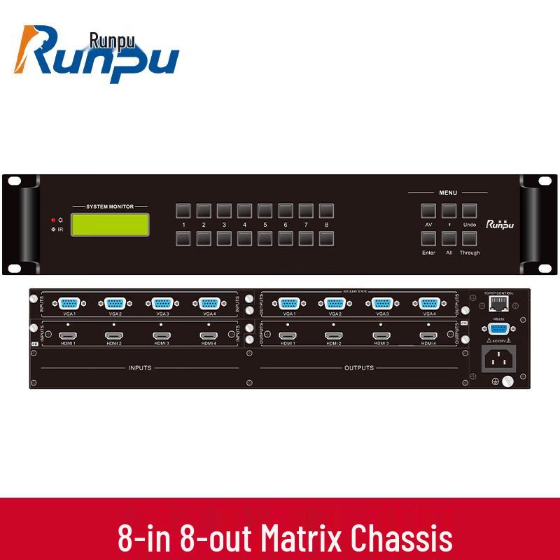 Runpu HD Seamless Hybrid Matrix Switcher (CN version)
Runpu HD Seamless Hybrid Matrix Switcher (CN version)