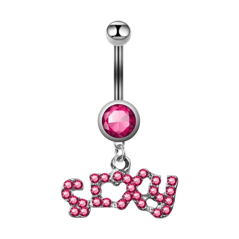 Elegant Stainless Steel Navel Ring - Fashionable Piercing Jewelry for Women розовый/алмаз
Elegant Stainless Steel Navel Ring - Fashionable Piercing Jewelry for Women розовый/алмаз