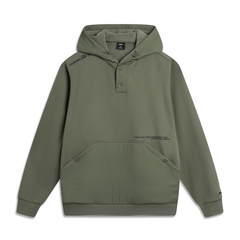 Li Ning Outdoor CF Влагоотводящий флис Теплый Антистатический Свободный худи-пуловер Унисекс худи Серый AWDV927-2 S
Li Ning Outdoor CF Влагоотводящий флис Теплый Антистатический Свободный худи-пуловер Унисекс худи Серый AWDV927-2 S