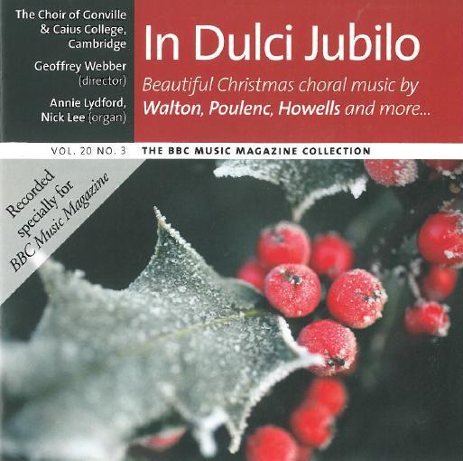 CD WALTON,POULENC,HOWELLS - In Dulci Jubilo BBCMM339 BBC Music Magaz 2011 Japan Classical Used
CD WALTON,POULENC,HOWELLS - In Dulci Jubilo BBCMM339 BBC Music Magaz 2011 Japan Classical Used