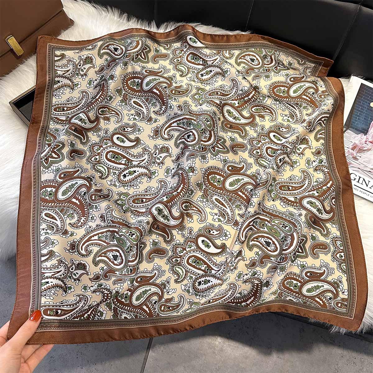 Bohemia Paisley Print Designer Fashion Luxury 70cm Square Women Silk Scarf Scarves Shawl Bandana Hijab Neckerchief 70x70cm
Bohemia Paisley Print Designer Fashion Luxury 70cm Square Women Silk Scarf Scarves Shawl Bandana Hijab Neckerchief 70x70cm