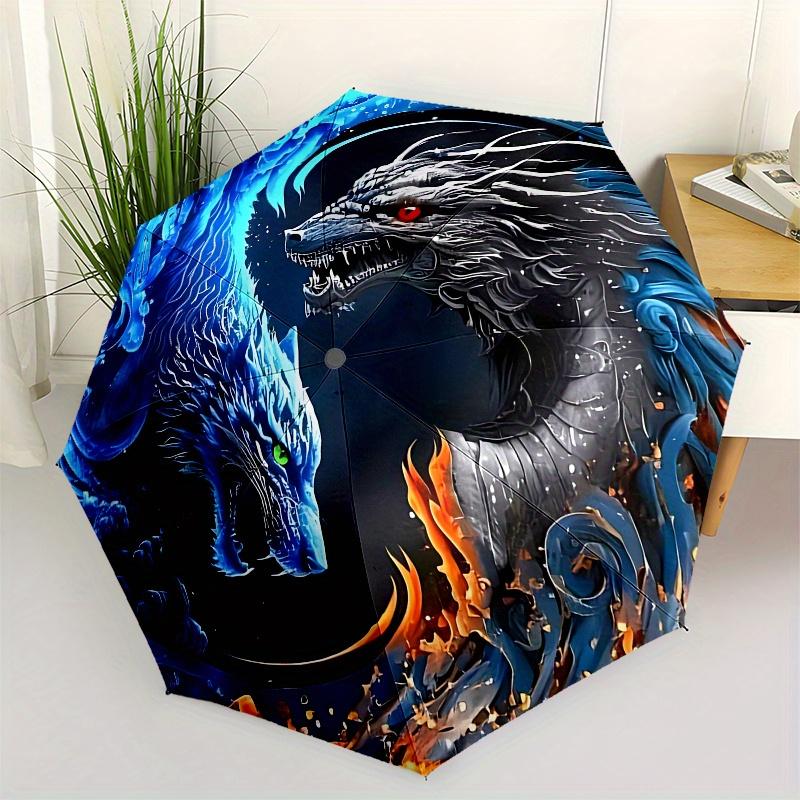 Yin Yang Dragons: Fire & Ice Fantasy Artwork Umbrella, Cute Umbrella with Cute Design, Portable 3-Fold Compact Umbrella for Men & Women, Valentine s
Yin Yang Dragons: Fire & Ice Fantasy Artwork Umbrella, Cute Umbrella with Cute Design, Portable 3-Fold Compact Umbrella for Men & Women, Valentine s