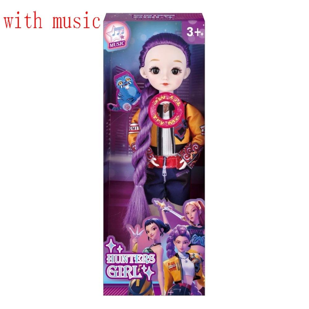 New Doll Toys Kpop Demon Hunters Cute 1/6 BJD Doll Action Figure Toy 3D Eyes Lighting Music Theme Song Series Children Gift
New Doll Toys Kpop Demon Hunters Cute 1/6 BJD Doll Action Figure Toy 3D Eyes Lighting Music Theme Song Series Children Gift
