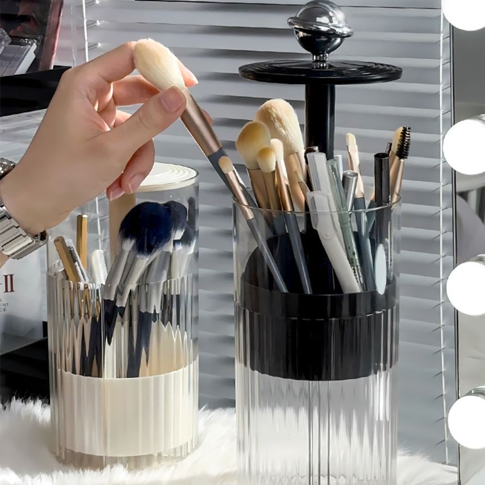 Press Type Automatic Lifting Makeup Brushes Holder Cosmetic Brushes Storage Box Lipstick Container
Press Type Automatic Lifting Makeup Brushes Holder Cosmetic Brushes Storage Box Lipstick Container