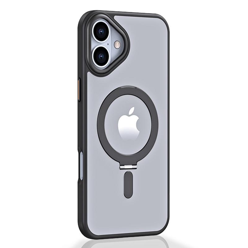For iPhone 16 Magnetic Case TPU+Acrylic Drop Protection Kickstand Phone Cover
For iPhone 16 Magnetic Case TPU+Acrylic Drop Protection Kickstand Phone Cover