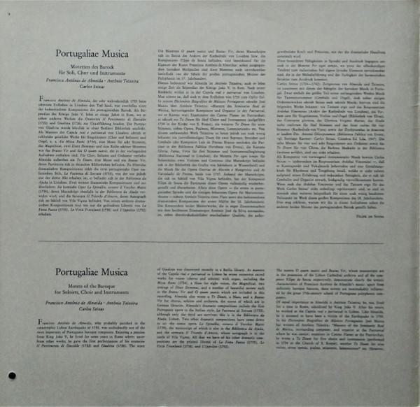 LP Record CARLOS SEIXAS ANTNIO TEIXEIRA Portugaliae Musica Motetten Des B 2533068 Archiv Produkti 1971 Europe Classical Used
LP Record CARLOS SEIXAS ANTNIO TEIXEIRA Portugaliae Musica Motetten Des B 2533068 Archiv Produkti 1971 Europe Classical Used