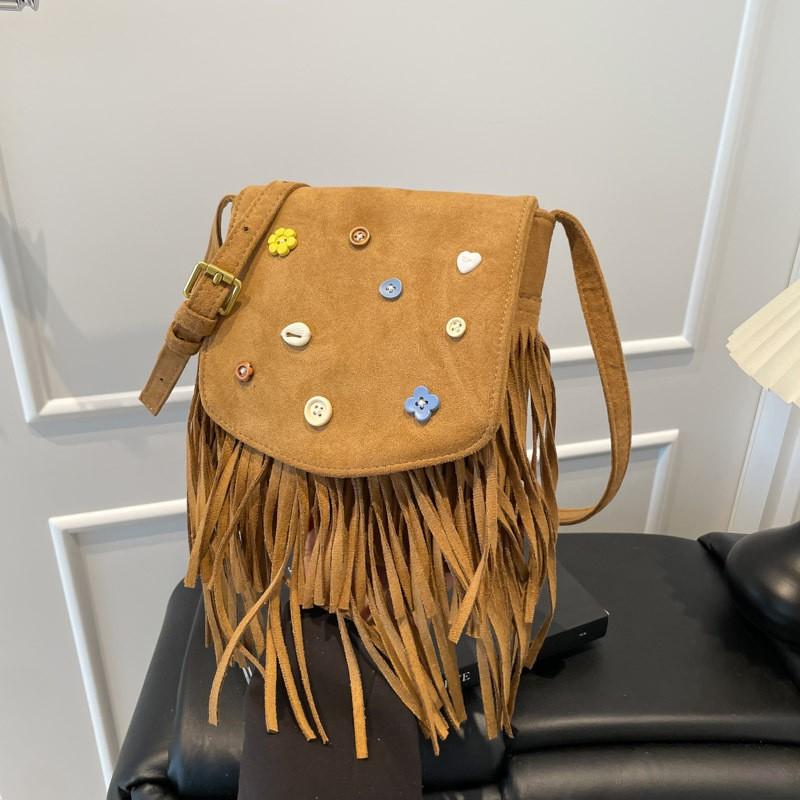 Niche Design Bag Women s Fashion Tassel Personalized Button Cross-body Unique Saddle коричневый
Niche Design Bag Women s Fashion Tassel Personalized Button Cross-body Unique Saddle коричневый