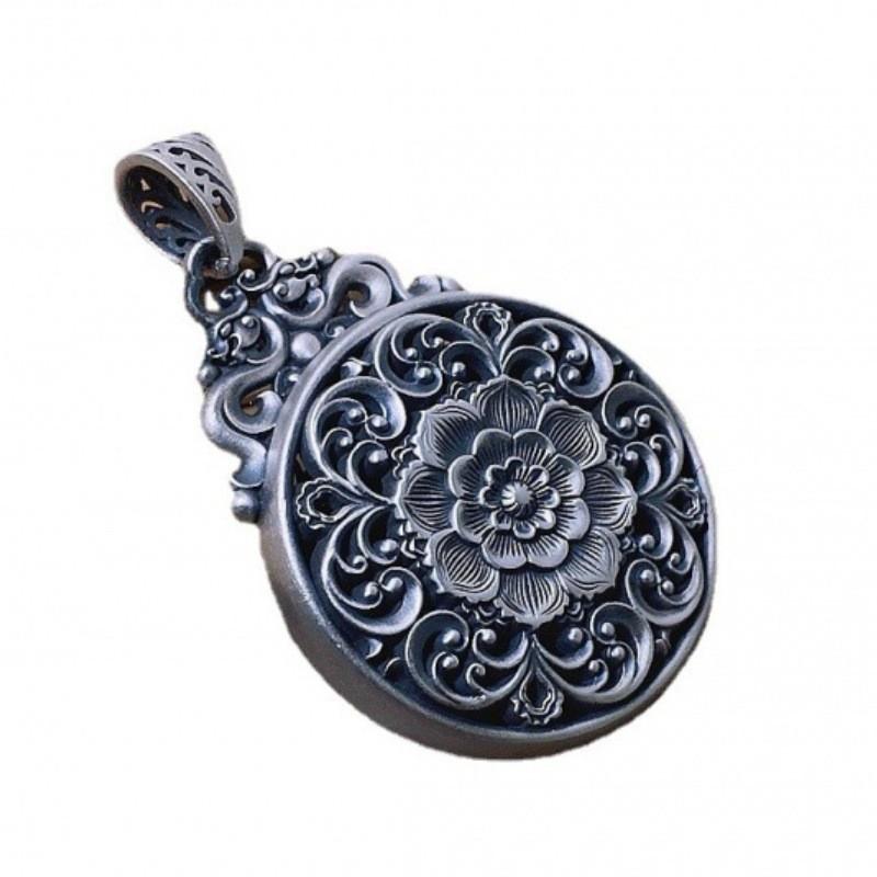 Necklace Flower Six-character Mantra Chain Retro High-end Accessories Pendant 50CM(Necklace Size)
Necklace Flower Six-character Mantra Chain Retro High-end Accessories Pendant 50CM(Necklace Size)