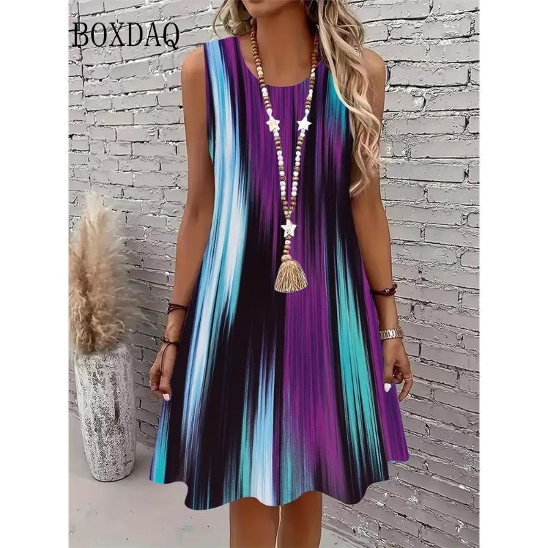 2026 Summer Printed Dresses Women s Fashion Sleeveless Holiday Beach Casual O Neck Party Vests Plus Size Dresses Loose Sundress L
2026 Summer Printed Dresses Women s Fashion Sleeveless Holiday Beach Casual O Neck Party Vests Plus Size Dresses Loose Sundress L
