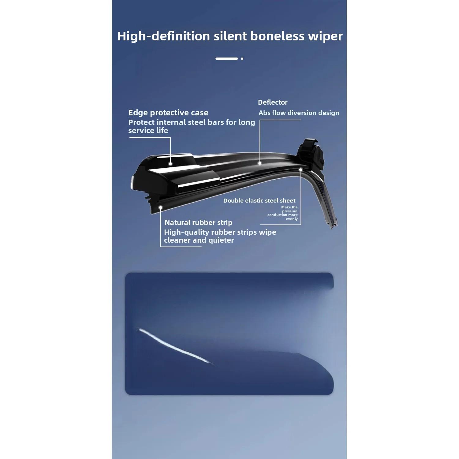 High Quality Windshield Wiper Blade Rubber Refill Compatible with Suzuki Car Model Durable Frameless Wiper Replacement for Clear Suzuki Swift2000-202
High Quality Windshield Wiper Blade Rubber Refill Compatible with Suzuki Car Model Durable Frameless Wiper Replacement for Clear Suzuki Swift2000-202