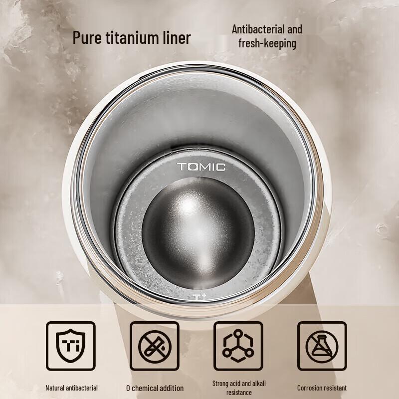 TOMIC Pure Titanium Inner Tea Infuser Insulated Cup
TOMIC Pure Titanium Inner Tea Infuser Insulated Cup