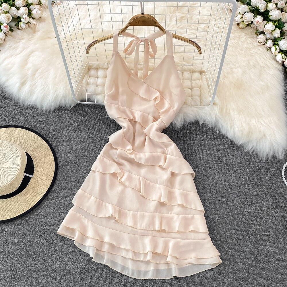 2022 Nieuwe Zomer Mode Taille Sluiten Slanke Sexy Mouwloze V-hals Opknoping Nek с открытыми плечами Onregelmatige Slanke Taart Jurk
2022 Nieuwe Zomer Mode Taille Sluiten Slanke Sexy Mouwloze V-hals Opknoping Nek с открытыми плечами Onregelmatige Slanke Taart Jurk